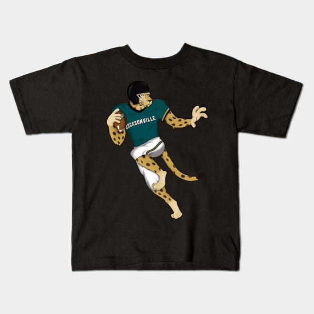 Jacksonville Football Kids T-Shirt by WorldSportsCulture